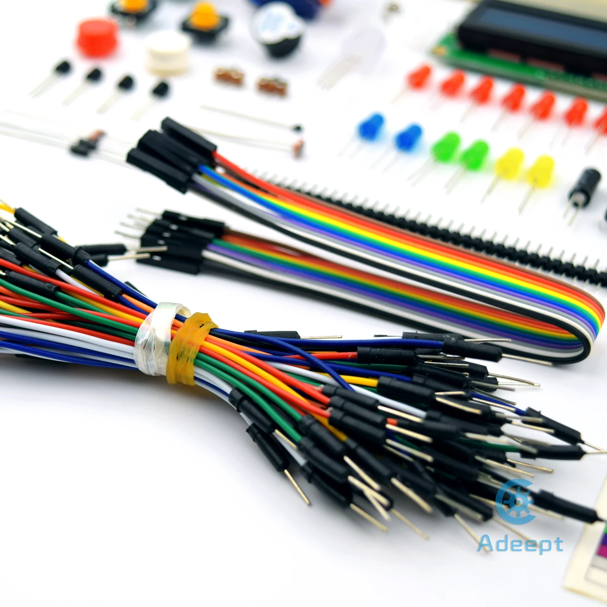 Adeept Project 1602 LCD стартовый набор для Arduino UNO R3 Mega2560 Nano Servo Relay | Электроника