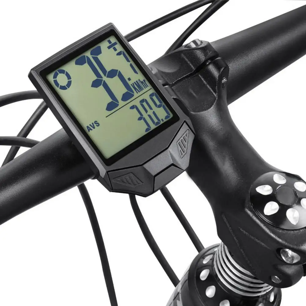 

Велосипедный спидометр, водонепроницаемый беспроводной одометр с ЖК-дисплеем 2,5 дюйма, цифровой аксессуар для горного велосипеда