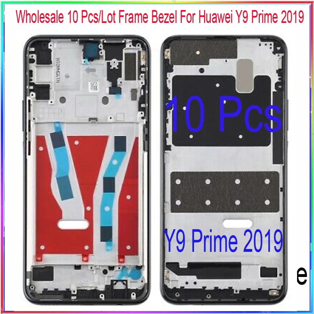 

Wholesale 10 Pcs/ Lot Middle Frame Bezel Plate for Huawei Y9 Prime 2019 housing P Smart Z