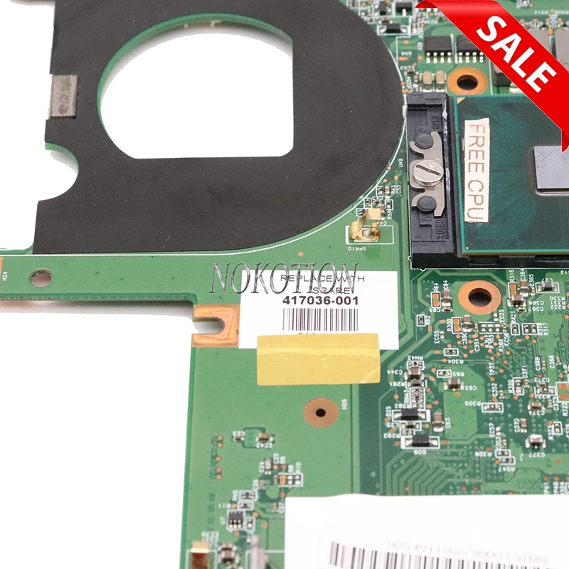 NOKOTION 440778-001 417036-001 для HP Pavilion DV2000 V3000 материнская плата ноутбука 48.4F501.051 945GM
