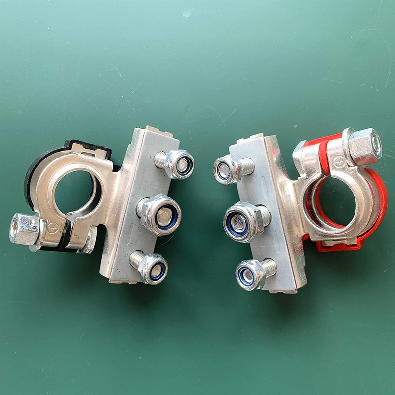 

2Pcs 12V Car Battery Terminal Connector Battery Quick Release Battery Clamps 45AH - 200AH