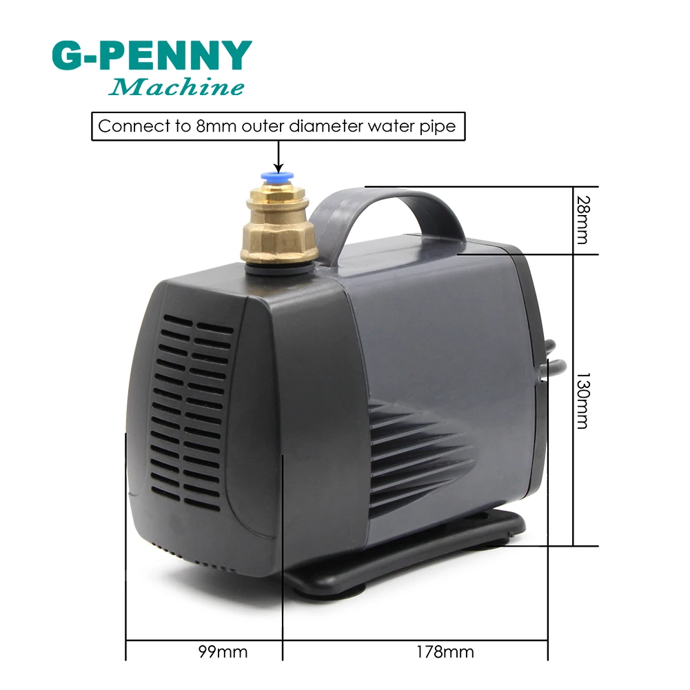 Многофункциональный погружной водяной насос 105 Вт 220 В с бесщеточным Мотором и