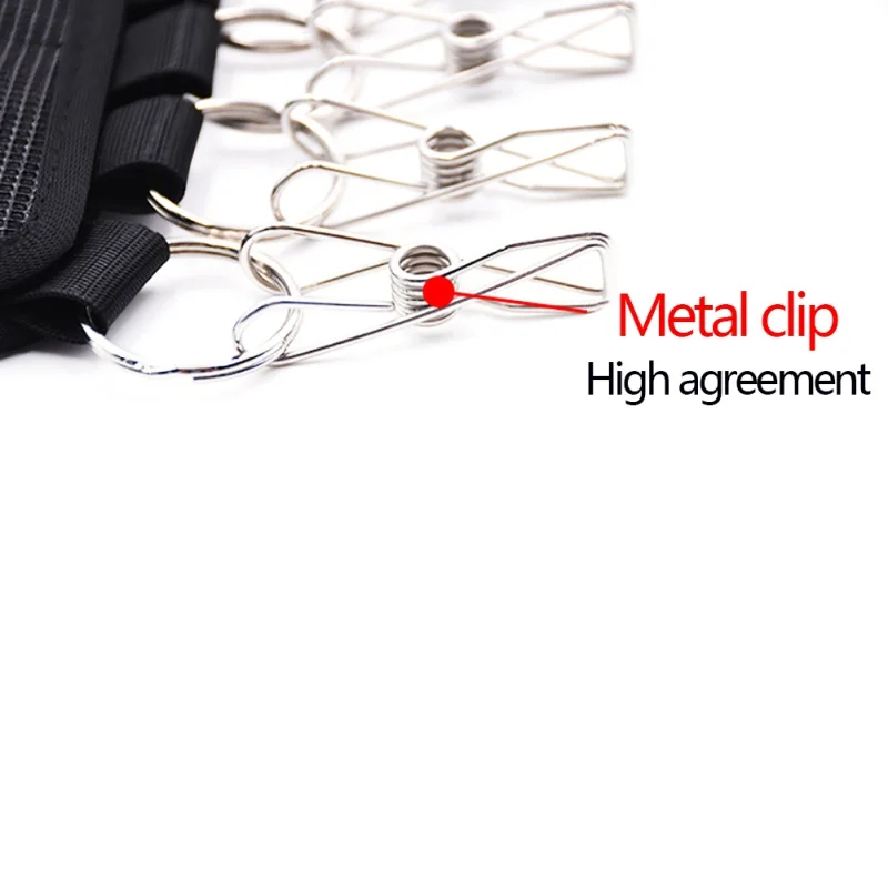 

Portable Plastic Mesh Self-adhesive Clips Hanger Mesh Hanger Dormitory Hat Clip Useful Foldable Clothes Clip Tools