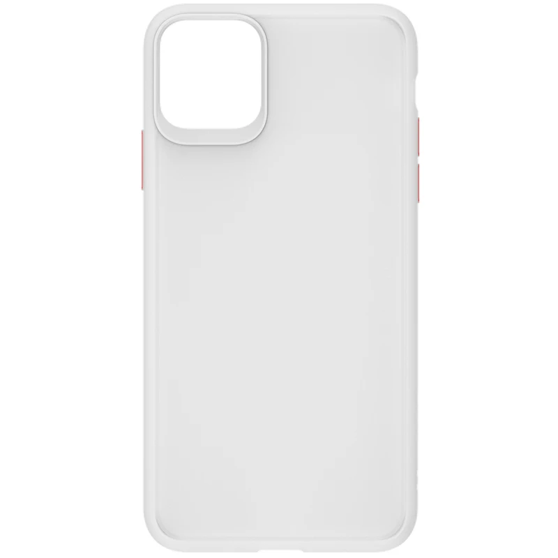 matte white ROCK для iphone 11 iphone 11 pro max чехол с кристаллами, прозрачная, для телефона защита soфт+ Твердый Чехол-гибрид для iphone 11 pro крышка - Цвет: matte white