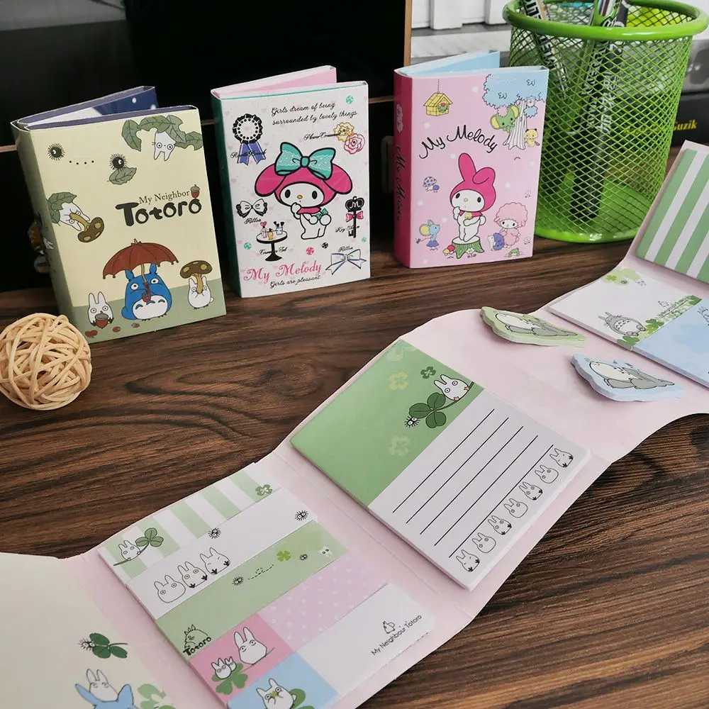 МИЛЫЙ Тоторо которая проигрывает мелодии из 6 складной бумага блакнота для