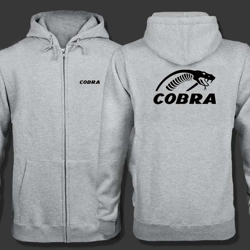 

Spring Cardigan Men Cobra zipper Hoodies Jacket Print Clothing Fashion Casual zipper Sweatshirt