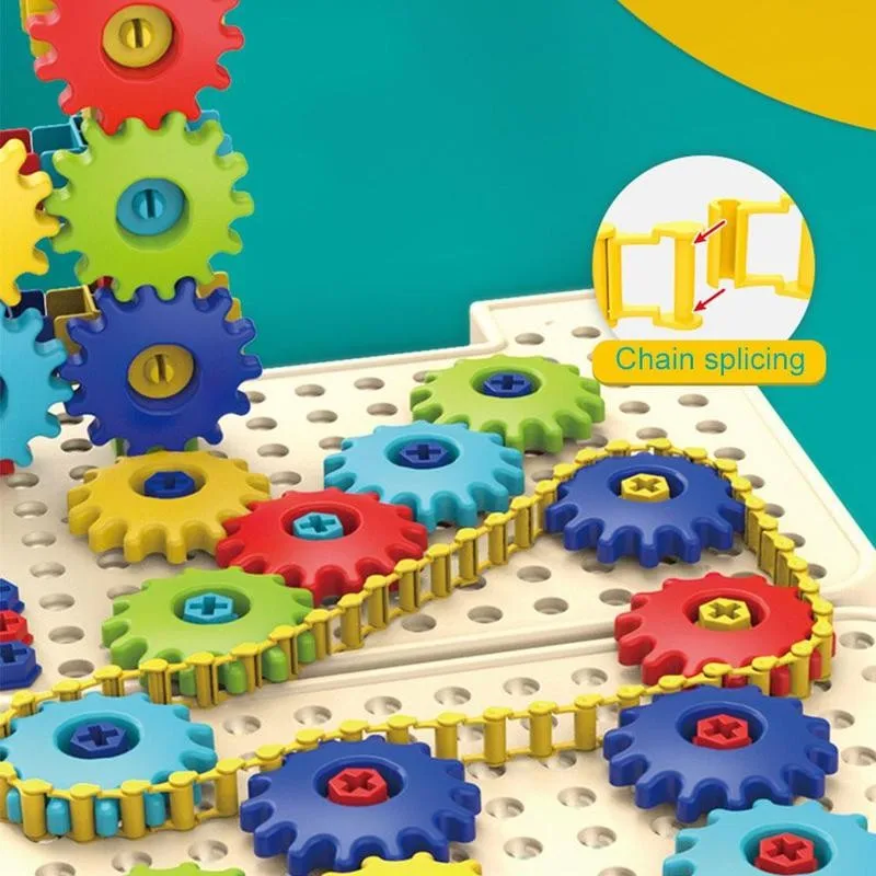 Diy сверлильный винт креативный пазл Строительные кирпичи 3d город техническая