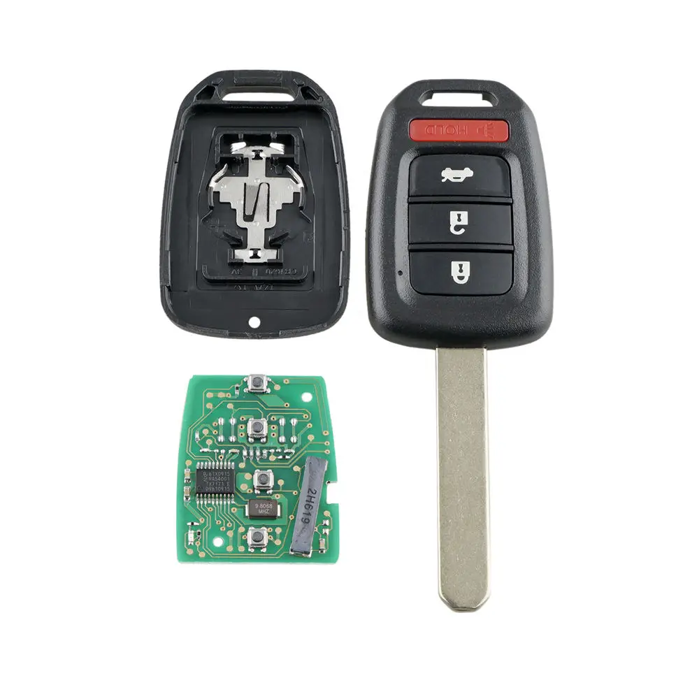 Mgoodoo 4 кнопки дистанционный ключ брелок от машины 313 8 МГц MLBHLIK6 1T для Honda Accord LX Sport Civic