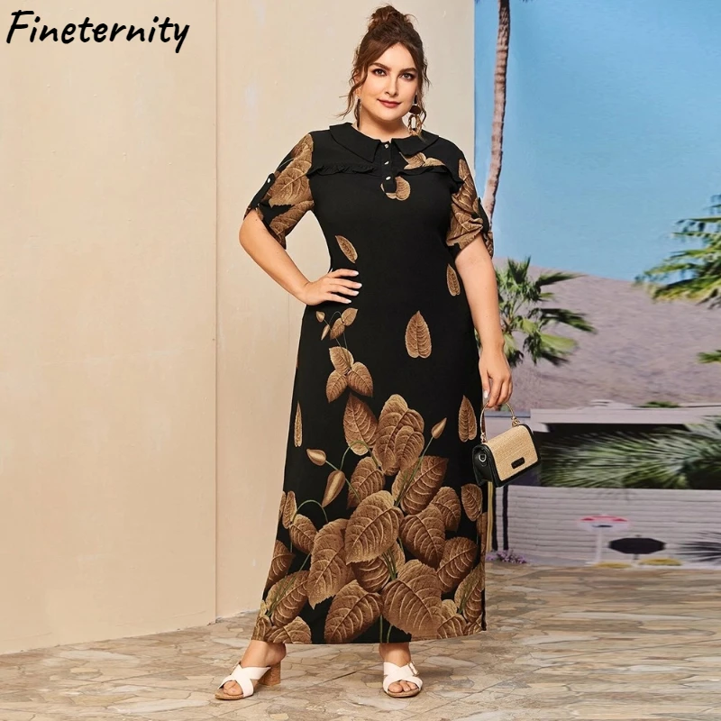 

Turkey Dubai Abaya Muslim Fashion Summer Maxi Dress Femme Robe Printed Islamic Wedding Clothing Vestido De Mujer Ropa Plus Size