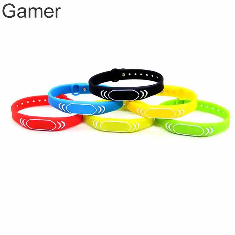 125Khz ID EM4100 TK4100 Adjustable Waterproof Wristband Band Bracelet RFID Token Tag Keyfob Access Control Many Color Select 1 |