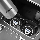 12 шт. Автомобильный держатель для стакана, нескользящий коврик, аксессуары для украшения интерьера Dacia Sandero Stepway Dokker Logan Spring Duster