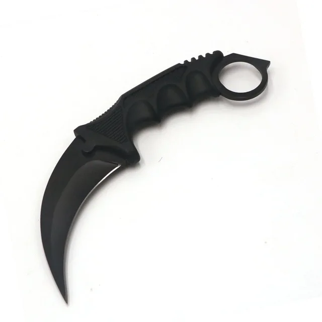 Black Инструменты Открытый Нож Karambit охотничьи ножи для выживания тактический нож для когтей карманный инструмент для самообороны - Цвет: Black
