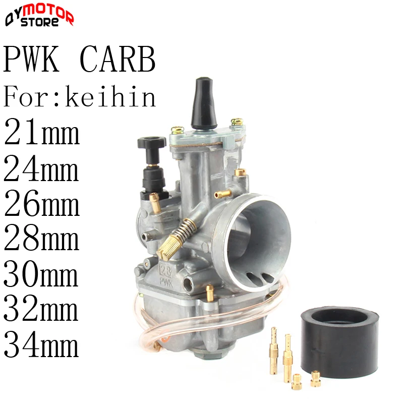 Карбюратор PWK 21 24 26 28 30 32 34 мм для скутера OKO Keihi Koso JOG DIO KR150 RTL250 CR80 CR85R CR125 NSR50 NSR80 DT100 125