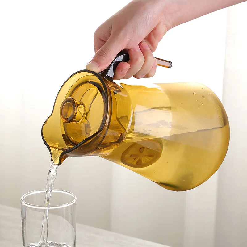 Термостойкий кувшин высокой емкости из поликарбоната прямая зеленая чашка для