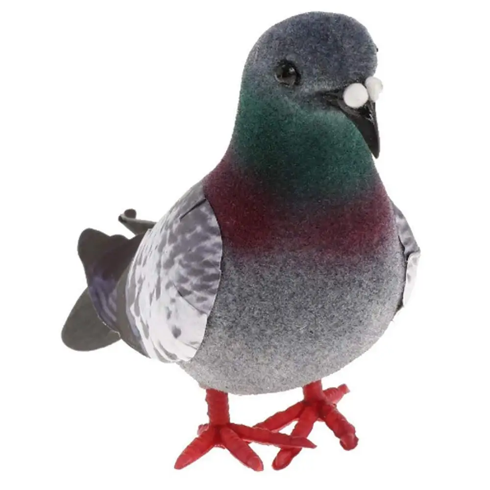 Искусственные Птицы голубей в перьях модели садовые украшения миниатюрные