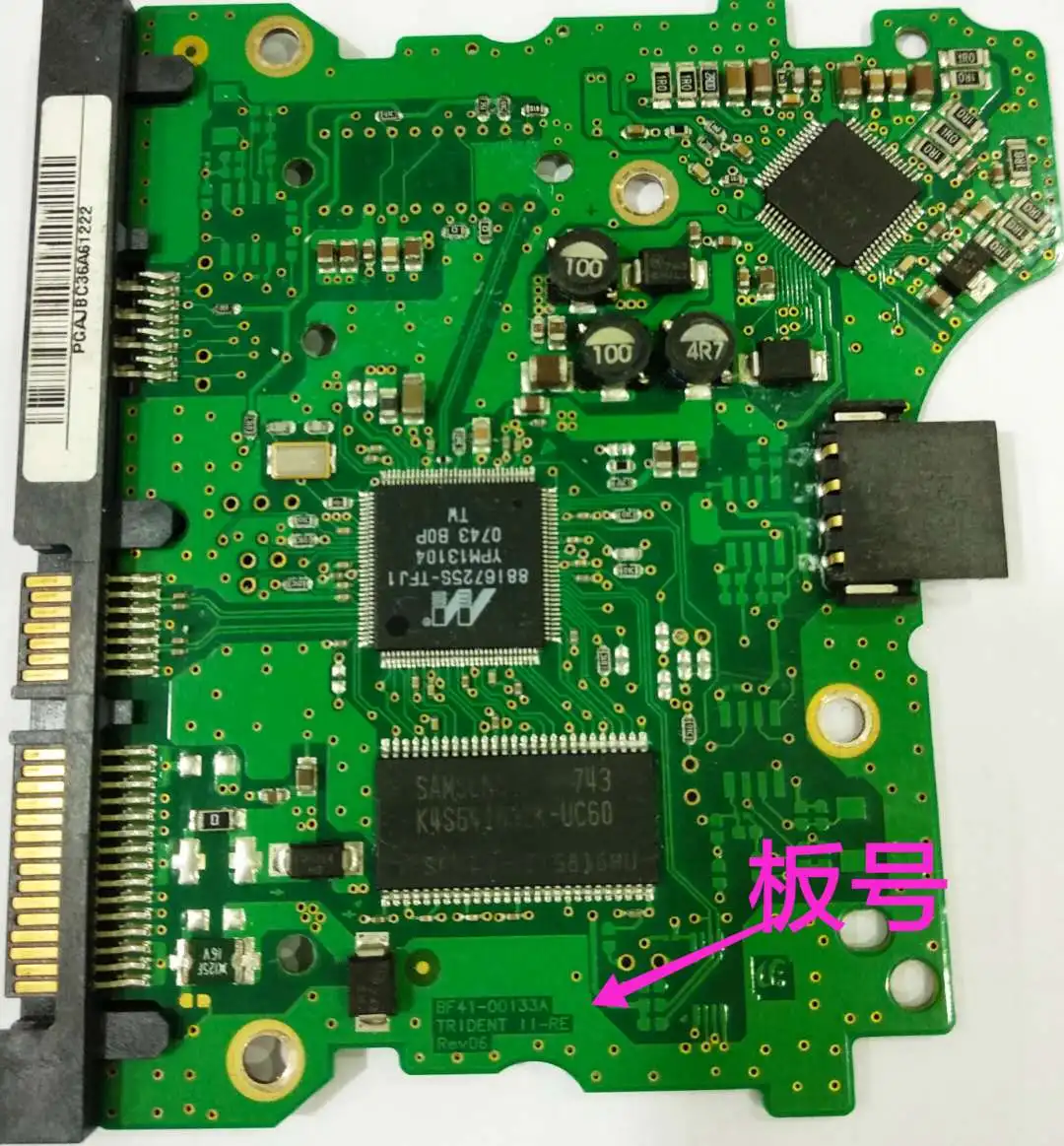 hdd pcb board bf41 00133a для samsung 35 sata запасные части д