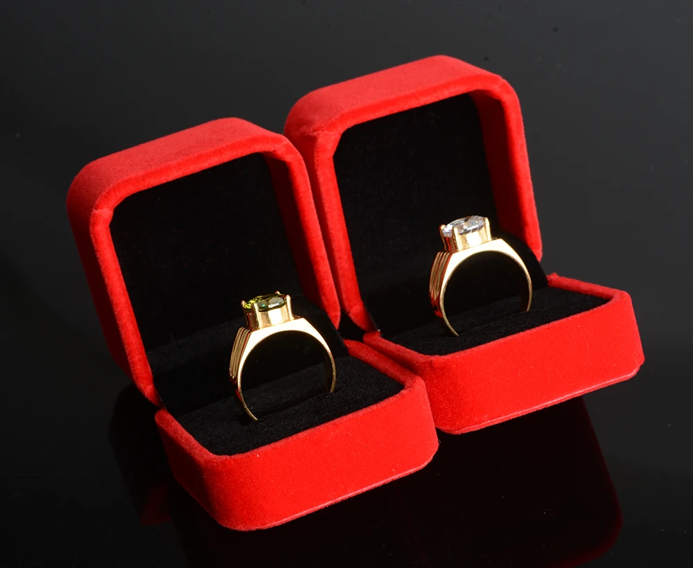 Качественные мужские полупрозрачные винтажные обручальные кольца из