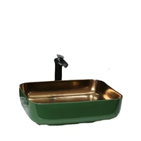 metal glaze nordic style art table basin wash basin hotel toilet washbasin household light luxury basin