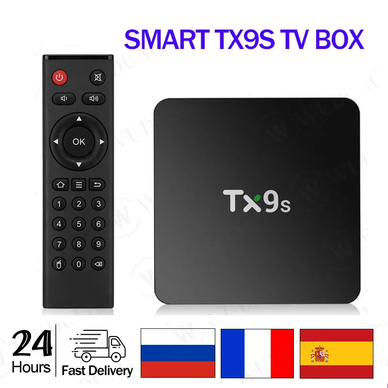 ТВ приставка Tanix Android TX9S восьмиядерная Amlogic S912 2 ГБ 8 4G Wifi 1000 м с пультом