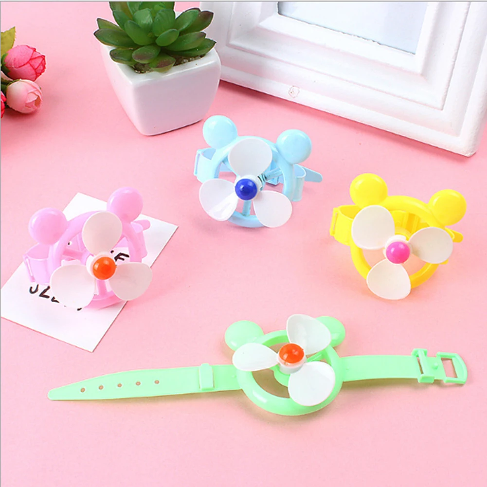 Для детей партия из 5 пар слэп-браслеты ветряная мельница игрушка подарок на день