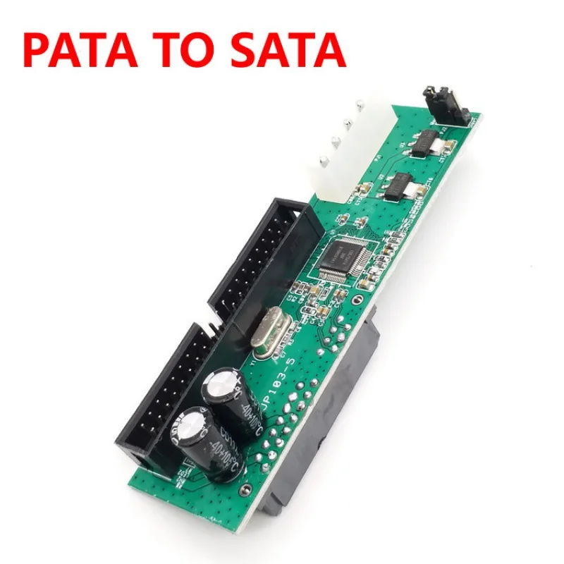 

Переходник PATA IDE-SATA для жестких дисков, адаптер для 3,5 2,5 HDD SSD DVD SATA To IDE PATA 40 Pin HDD CD DVD