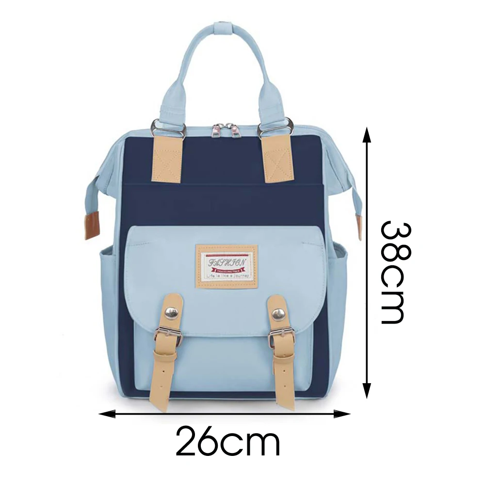 

Women Canvas Backpack Female Laptop Shoulder Bag School Book Bags for Teens Casual Travel Knapsack Large Capacity Rucksack
