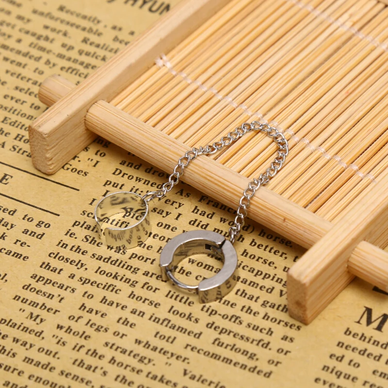 Хип хоп простые уникальные Висячие серьги клипсы для ушей Женские Ювелирные