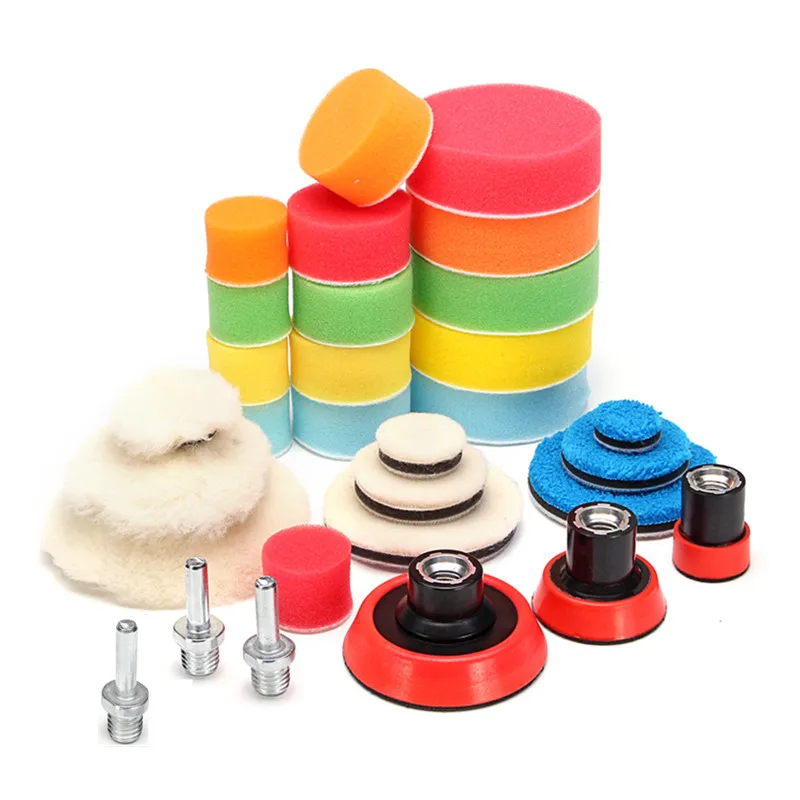 30 шт. Набор подушек для полировки 1 3 дюйма автомобильная полировальная Подушка