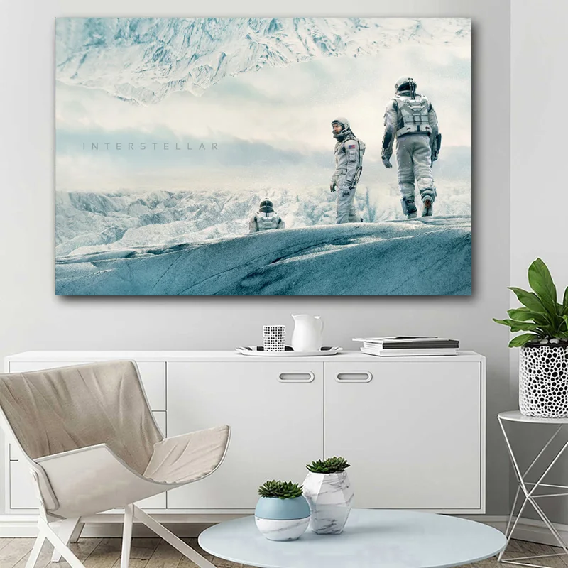 Настенные художественные плакаты с изображением интерстеллара астронавта
