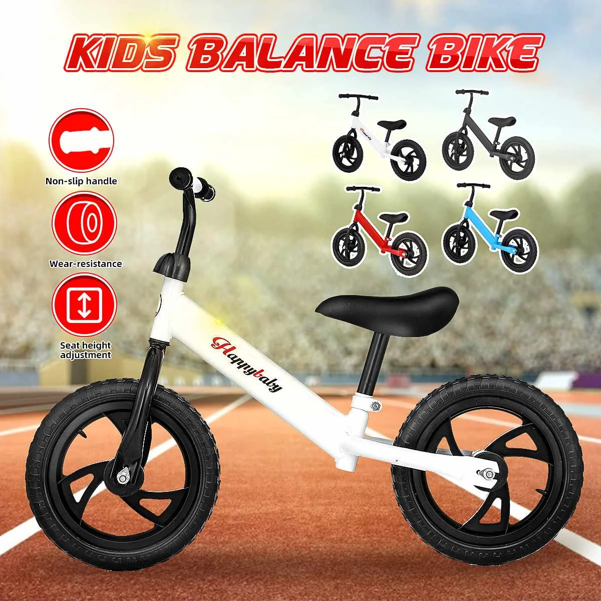

12-дюймовый детский трехколесный велосипед Скутер баланс велосипед Детские развивающие для начинающего ходить ребенка 2 Колеса детский езд...