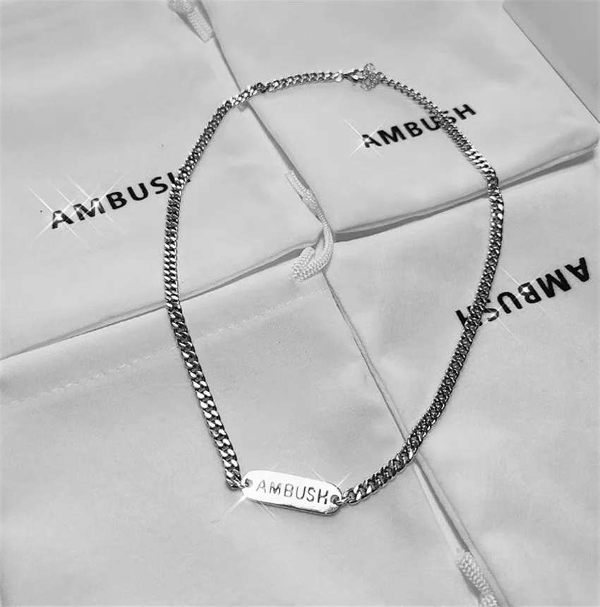 

Ожерелье из серебра 925 пробы для мужчин и женщин, ожерелье с оригинальной подарочной коробкой и аксессуарами для тканевых сумок