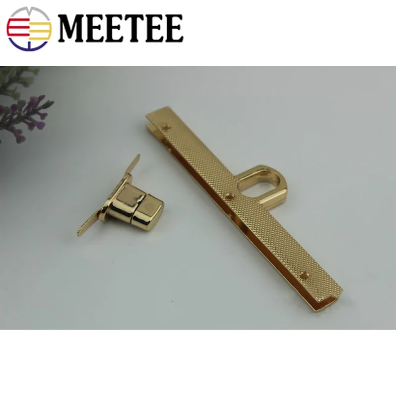 Застежка Meetee с поворотным замком длиной 88/96 мм квадратная пряжка крючком для