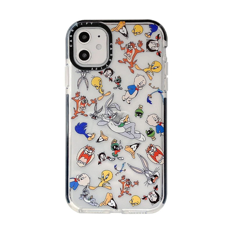 

Cartoon Bugs Bunny phone case for iPhone 11 pro max X XS XR SE 7 8 plus soft silicone protective cover funda