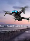 Мини дрона с дистанционным управлением 5G 6K HD Широкий формат Камера в режиме реального времени полета 1000 м складной Квадрокоптер бесщеточный мотор от вертолета игрушки