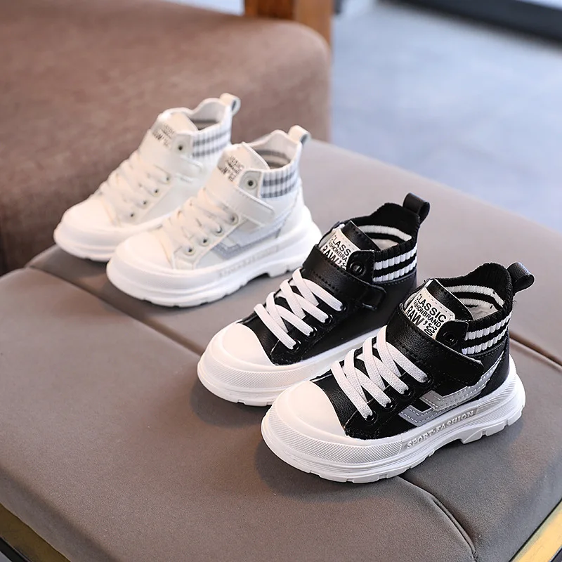

Children Shoes 2021 Autumn And Winter Kids Martin Boots Girls Mid-cut Warm Short Boots Boys Fashion Outdoor Single Boots