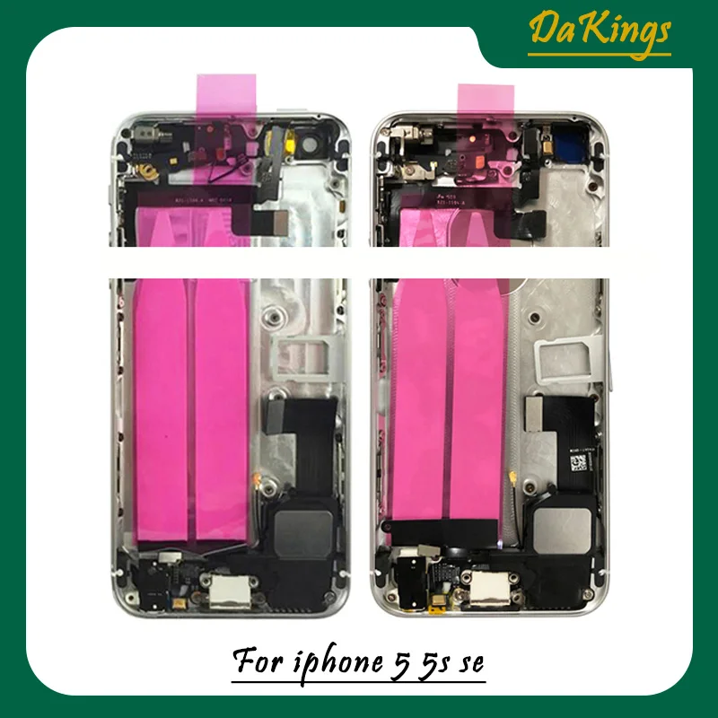 Высокое качество задняя средняя рамка Шасси для iPhone5 5s SE Полный Корпус в сборе