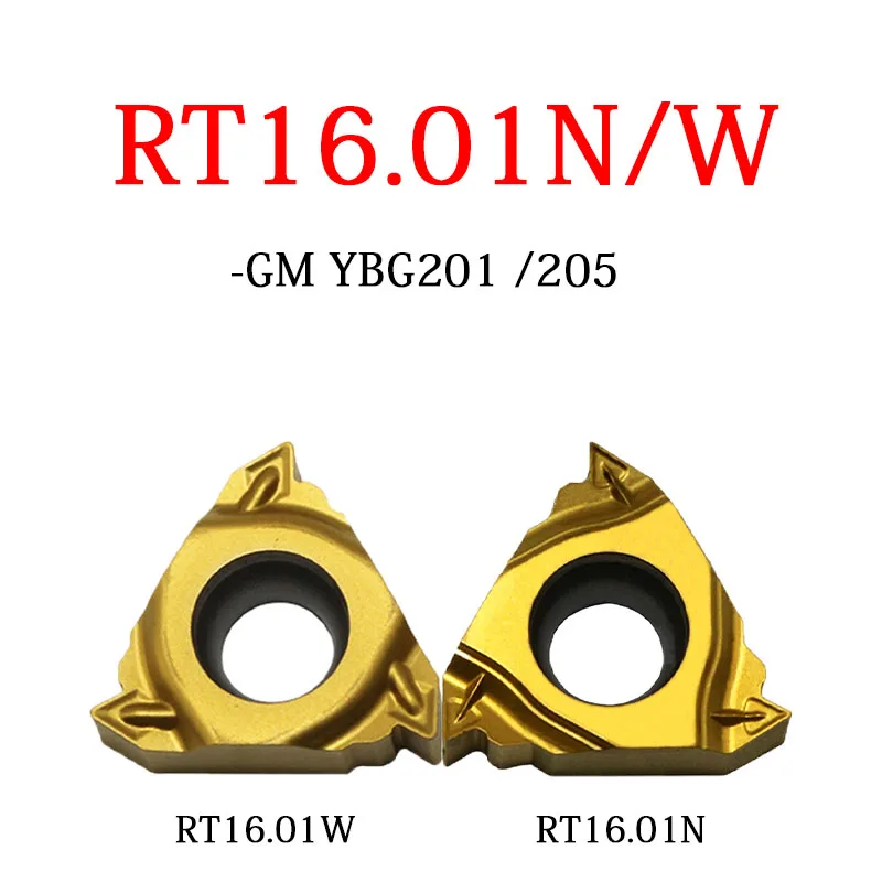 RT16.01N RT16.01W 1.00GM 1.50GM 1.75GM 2.00GM 2.50GM 3.00GM YBG201 YBG205 Твердосплавные вставки Резьбовой