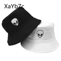 unisex embroidered alien foldable bucket hat beach sun hat street headwear fisherman outdoor cap men and woman hat