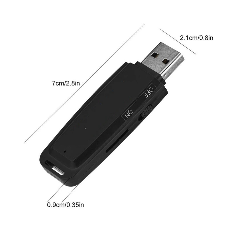 Профессиональная MicroSD TF карта USB диктофон u-диск цифровой аудио записывающая
