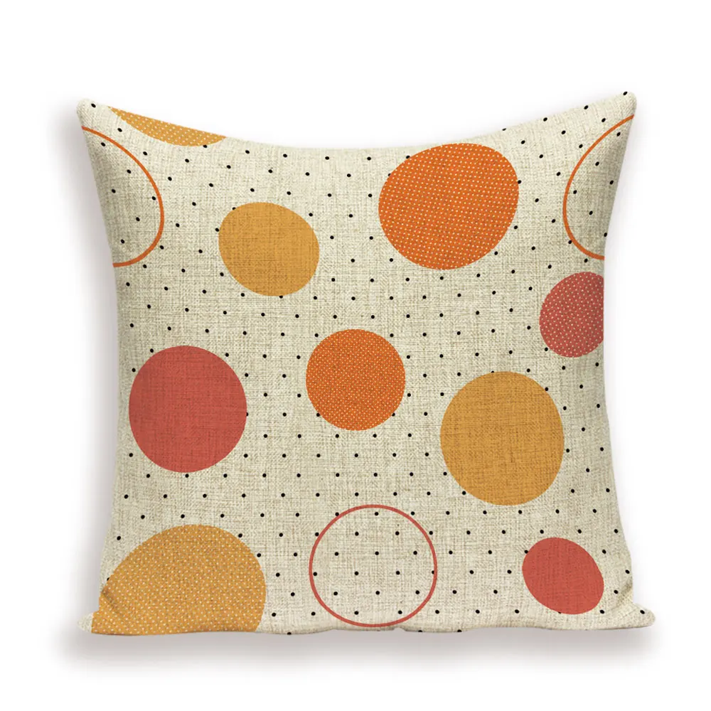 Марокканские геометрические подушки чехол в разноцветный горошек украшение для