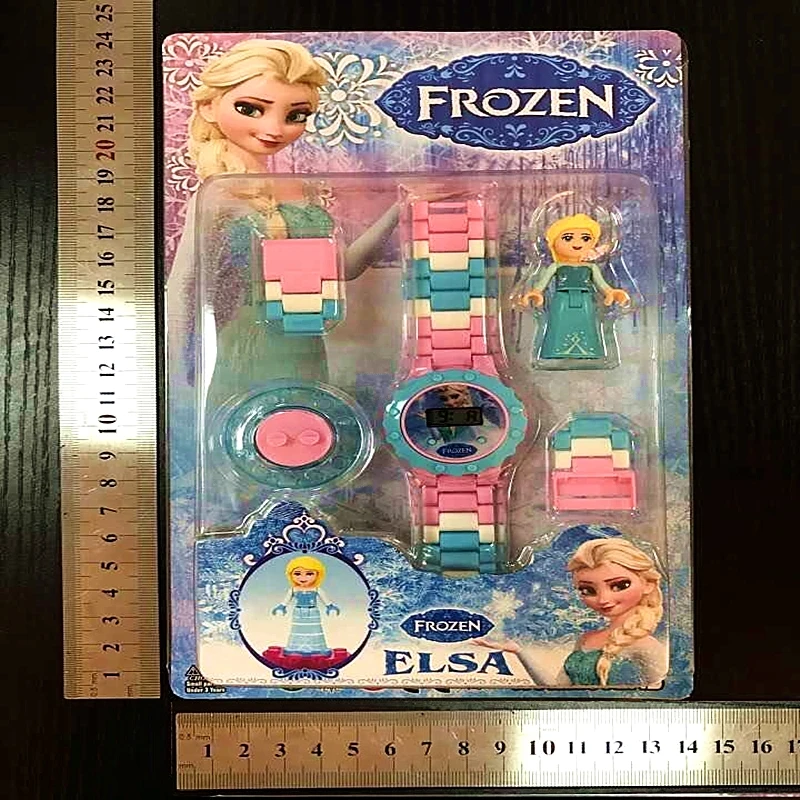 Детский конструктор Холодное сердце аниме Анна и Эльза Микки |