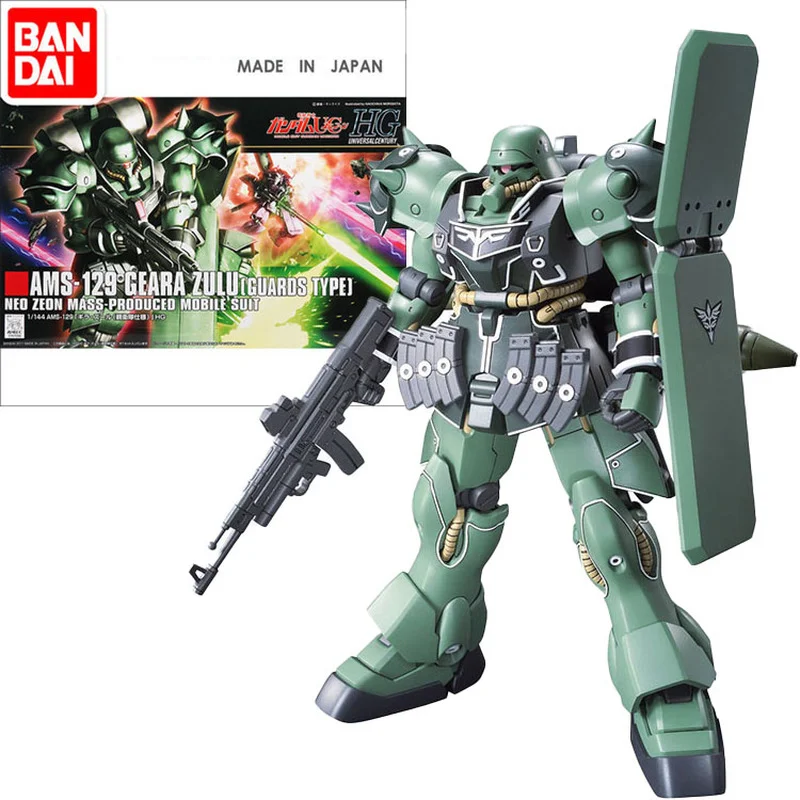 

Original Bandai 60398 HGUC 122 1/144 AMS-129 Geara Zulu Pro Guard Aircraft Assembly Model Collection Action Figure Toy