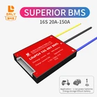 Литиевый аккумулятор DALY BMS 16S BMS 48 В для Lifepo4 аккумулятора 3,2 в 20 А до 50 А для 18650 Lifepo4 51,2 в с отдельным балансом порта