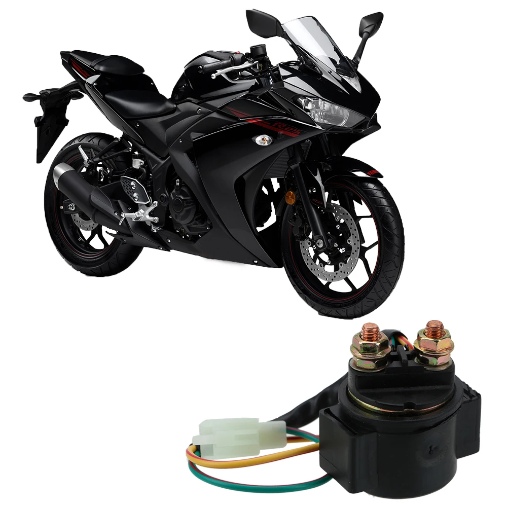 FORAUTO 1 шт 12В 20Вт мотоцикл реле стартера электромагнитный CG125 GY6 125 для скутера ATV
