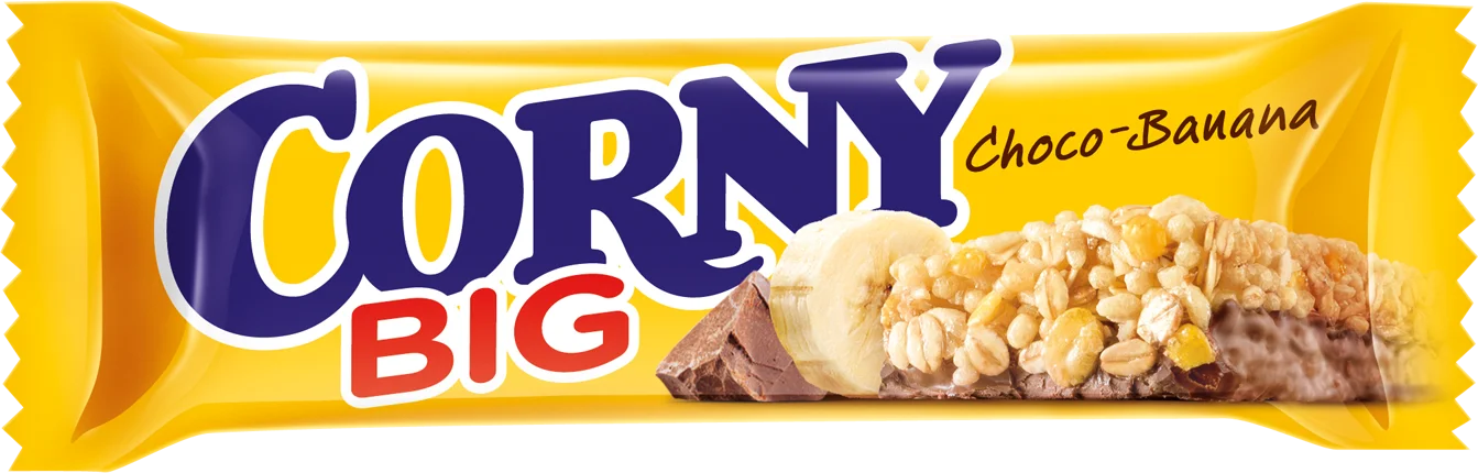 Злаковый батончик Corny Big с бананом и молочн шоколадом 50г по 24шт | Продукты