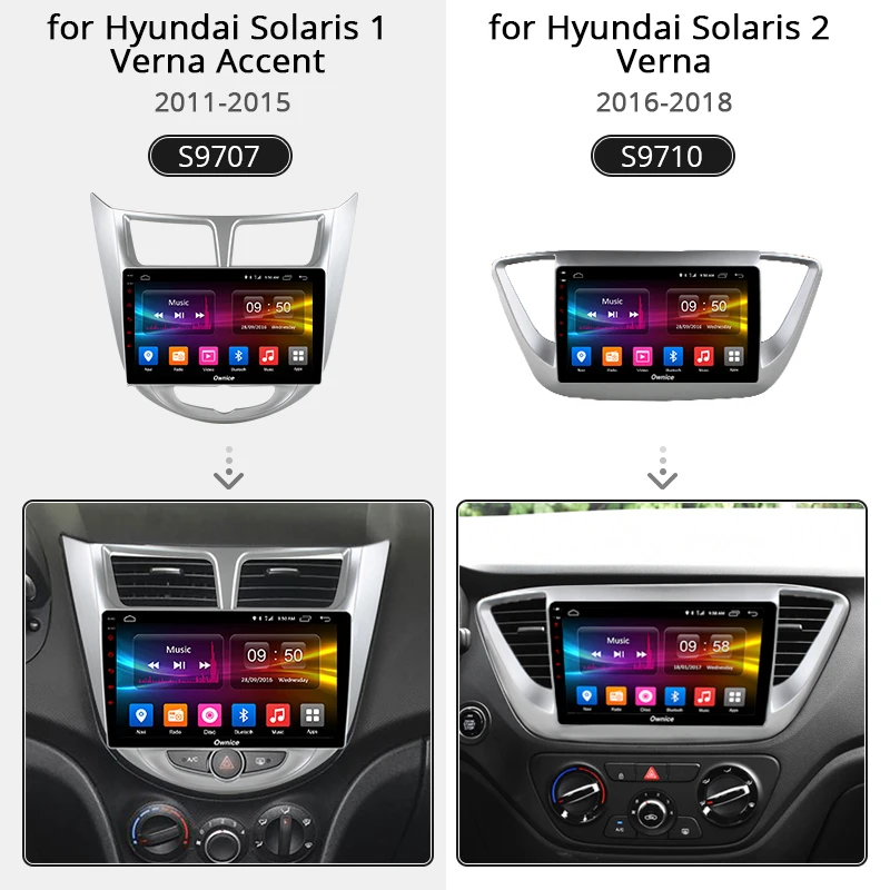 Ownice k3 k5 k6 Android 9 0 Автомобильный DVD Радио GPS плеер для Hyundai Solaris 1 2 Verna 2011 2018 DSP 4G LTE SPDIF