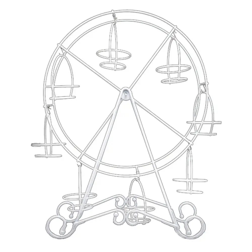 80% New Arrival 2021 Metal Ferris Wheel Cupcake Stand Wedding Birthday Party Cake Holder Display Rack | Дом и сад