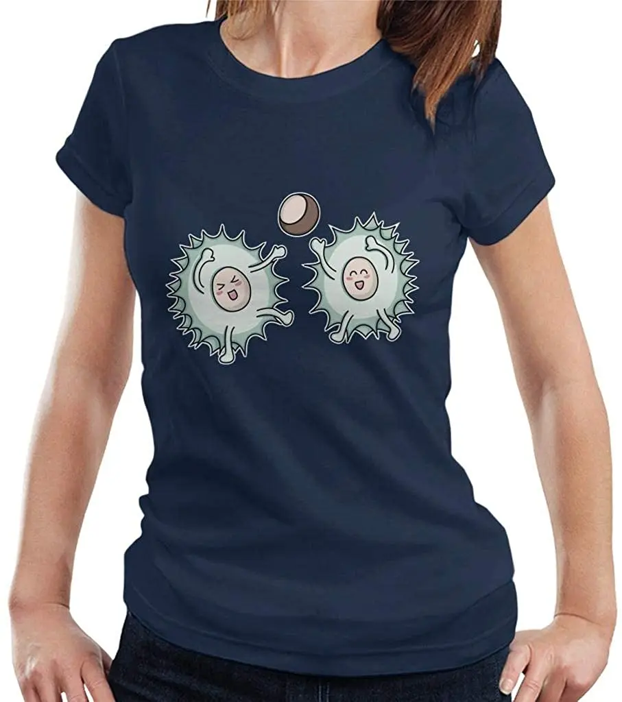 

Horse Chestnut Faces Women's T-Shirt New Arrivals Summer Cool Women's Tee 2020 Breathable All Cotton Short Sleeve T Shirt