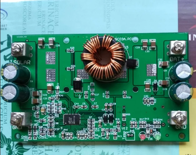 500W MPPT Solar Control ler LT8490 с одним чипом интеллектуальное управление зарядкой