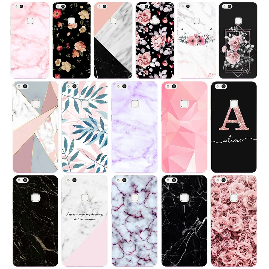 156FG гранитный мраморный Мягкий силиконовый чехол из ТПУ для Honor 9 10 huawei p10 lite y6 prime